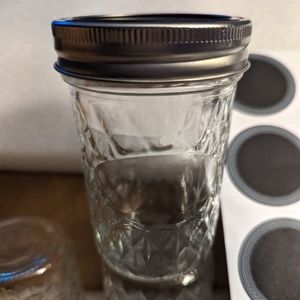 Mason jars 8 oz pack of 10